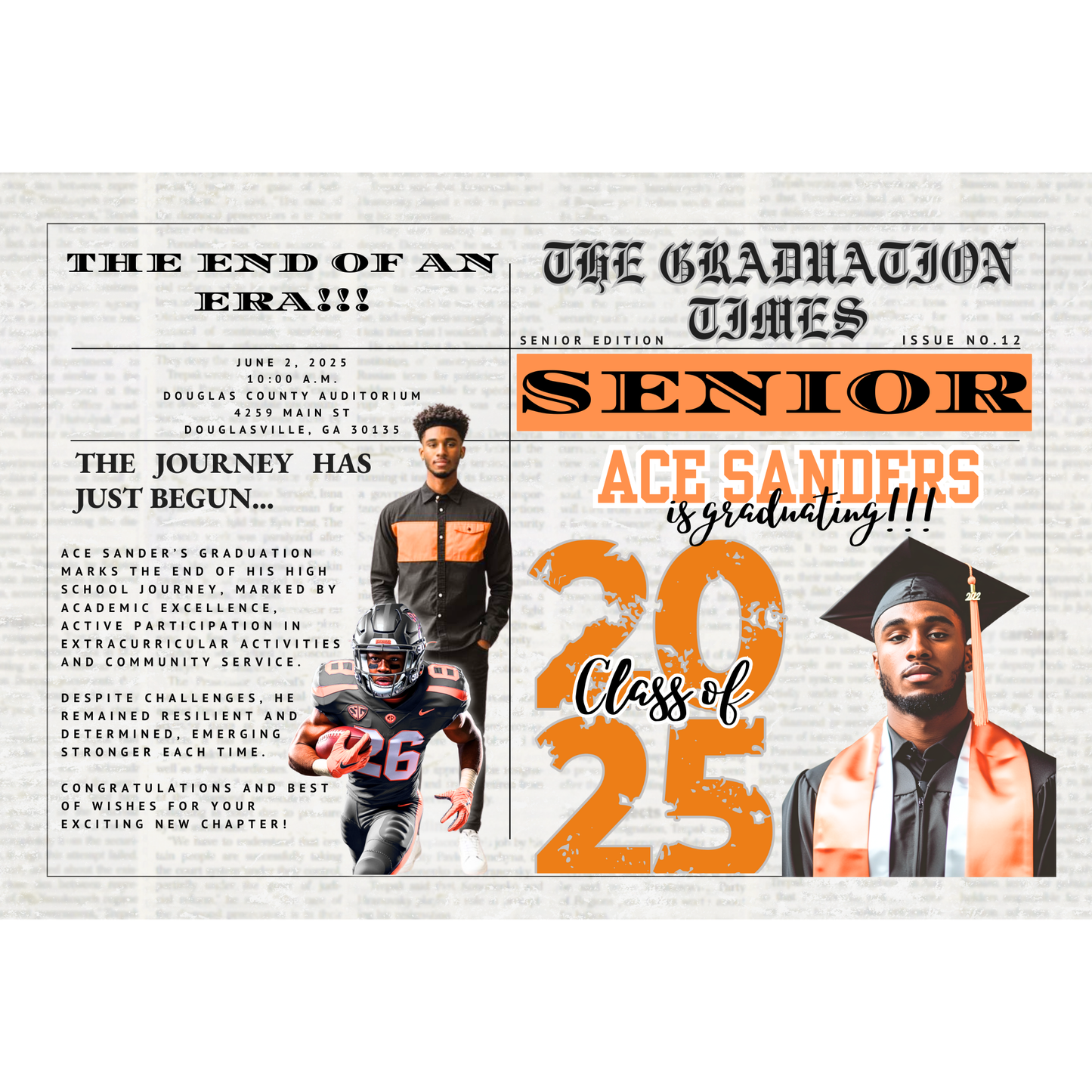 Graduation Newspaper