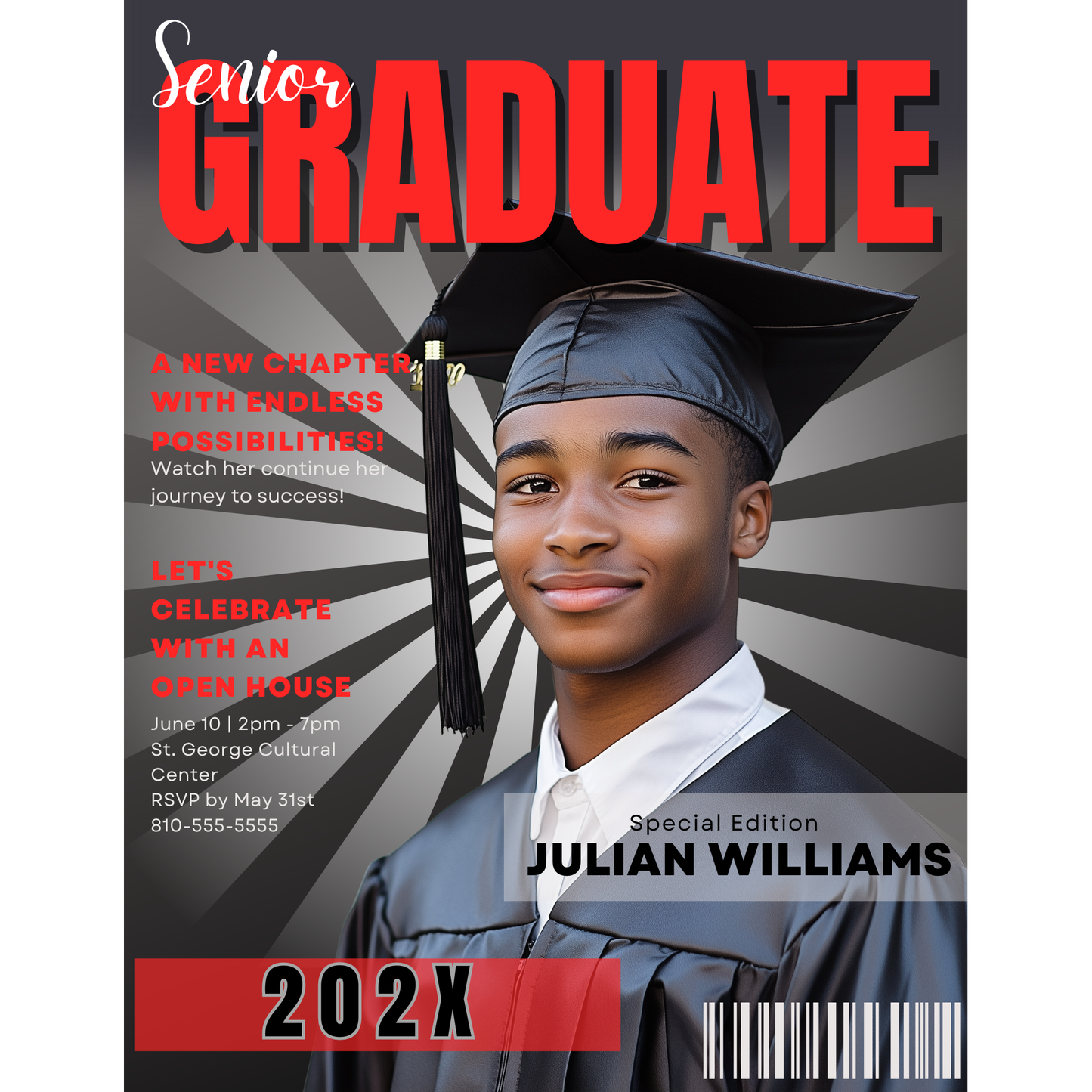 Graduation Magazine Flyer