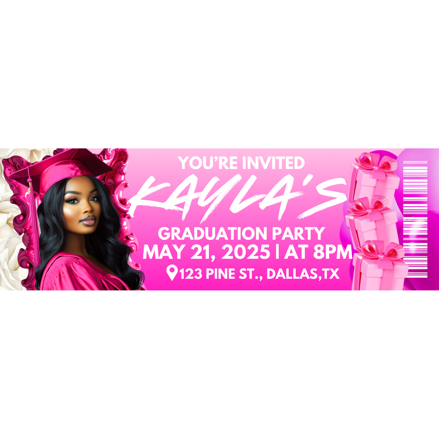 graduation ticket invitation