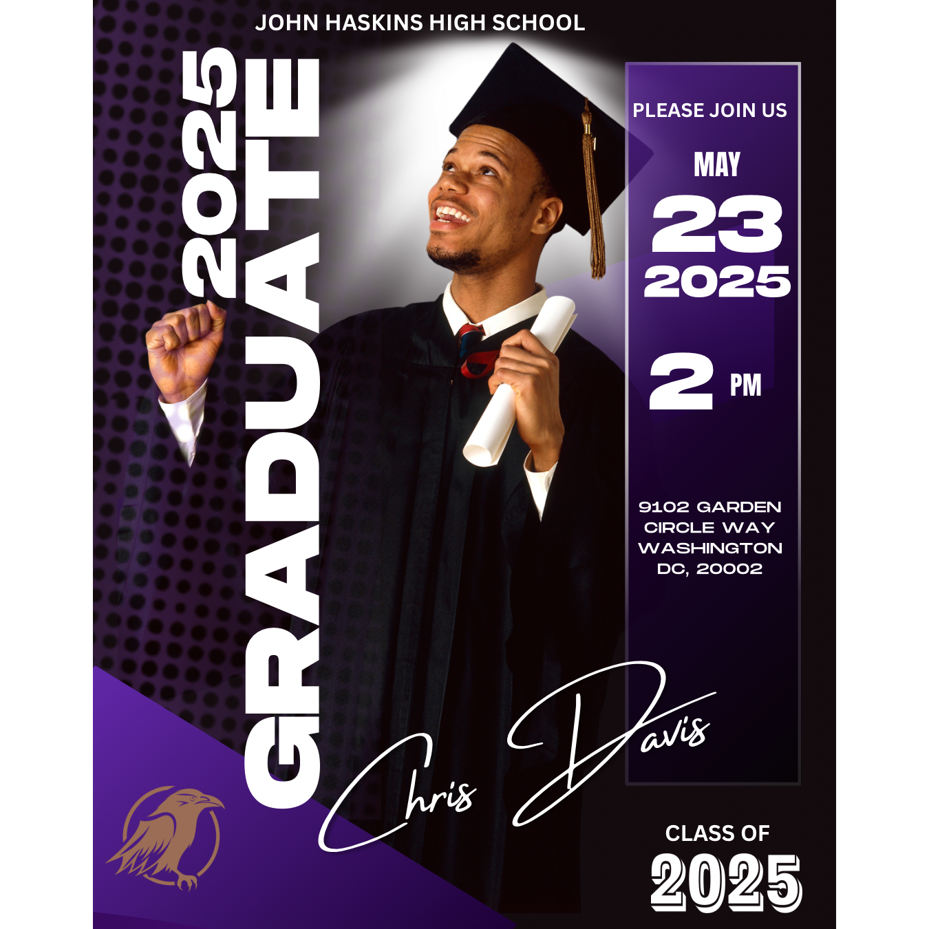 Graduation flyer design