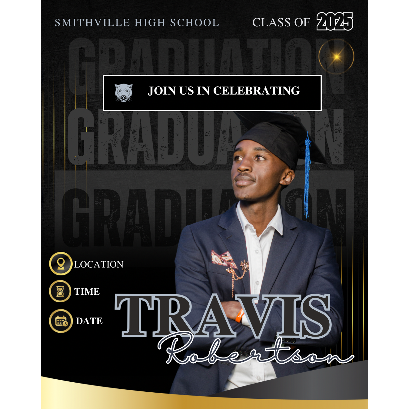 Graduation flyer design