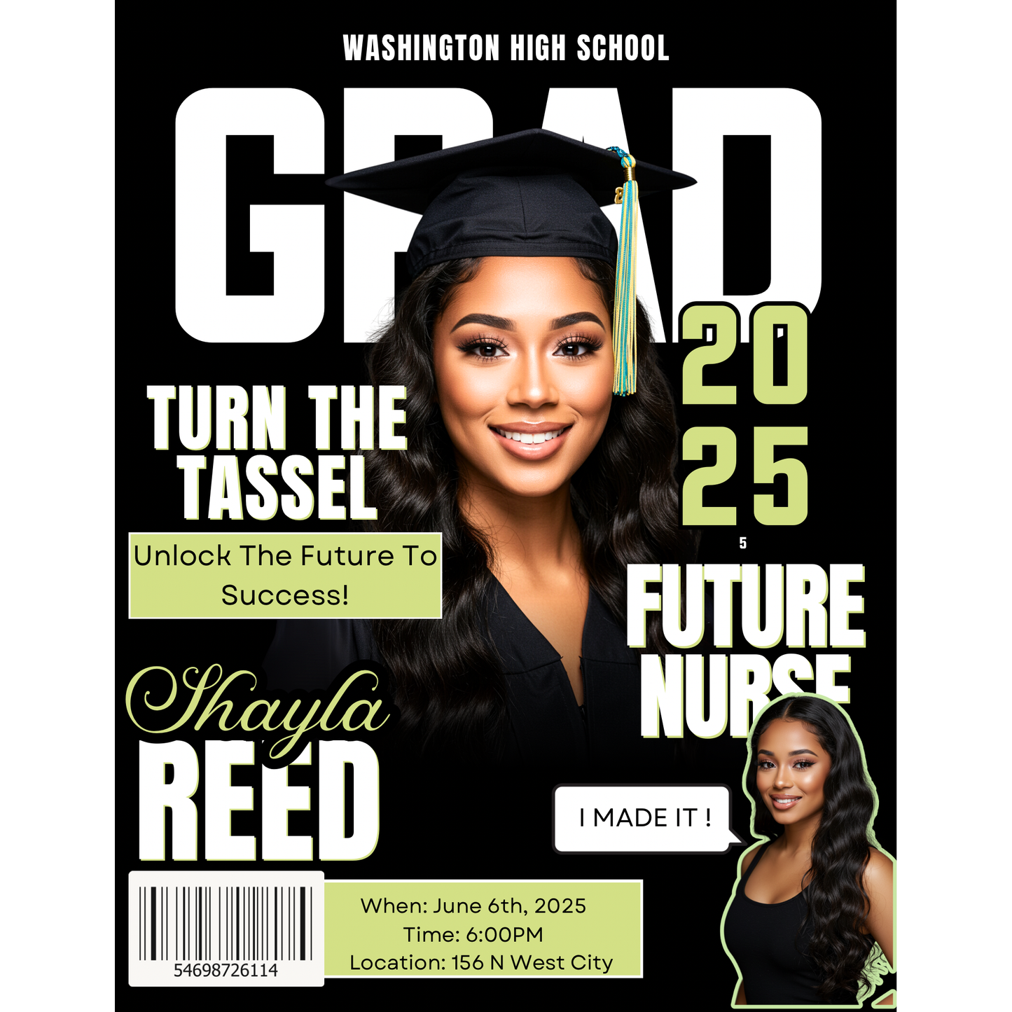 Graduation Magazine Flyer