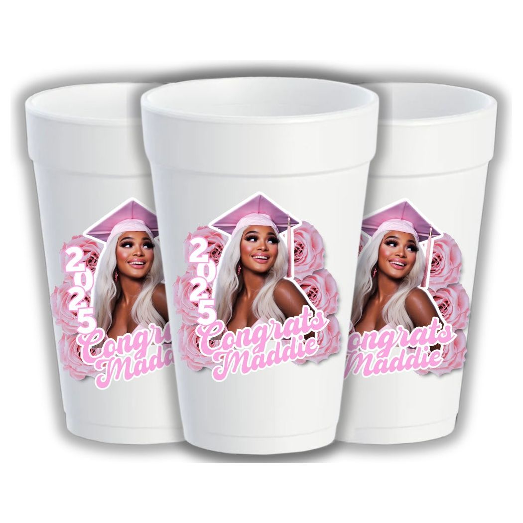 Personalized graduation cups