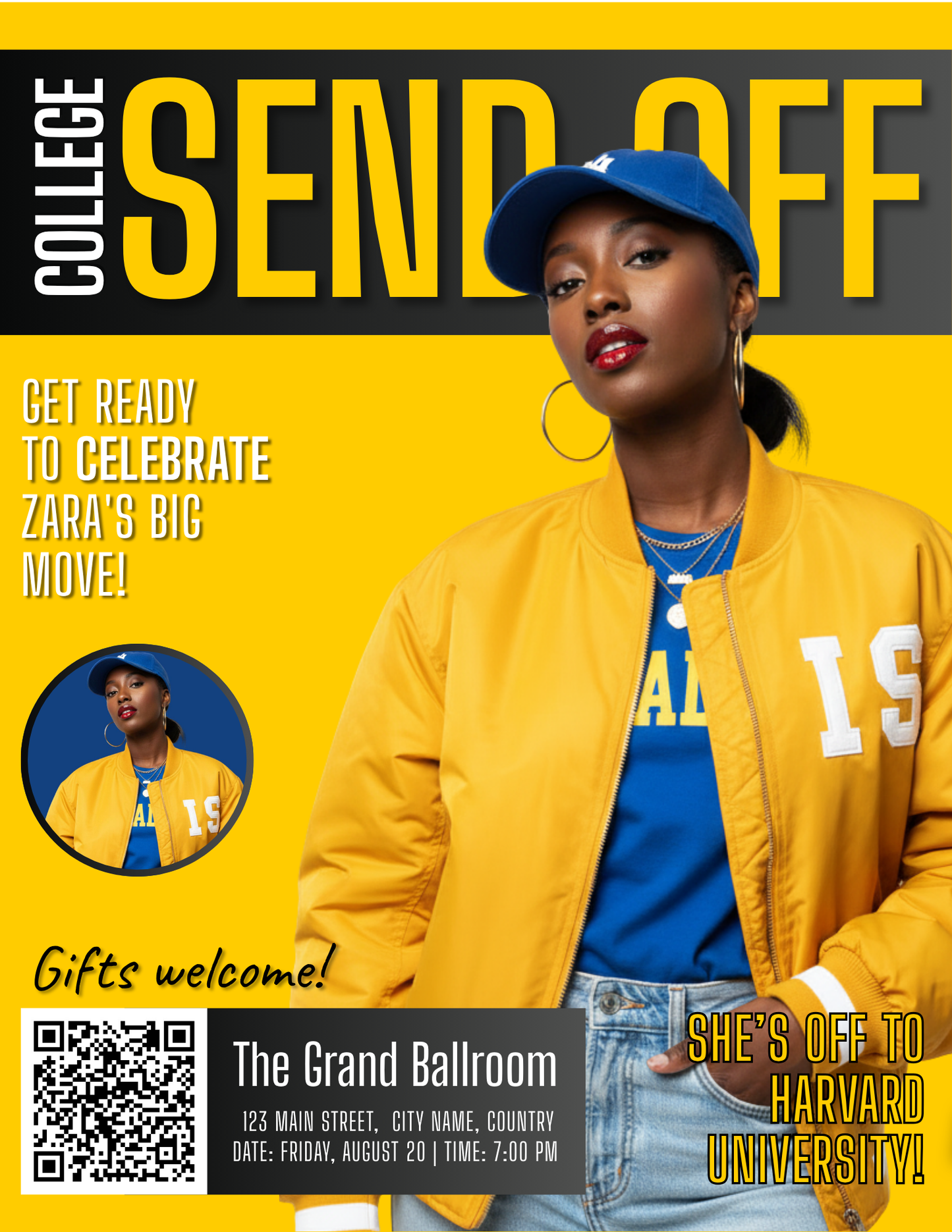 College Send Off Flyer