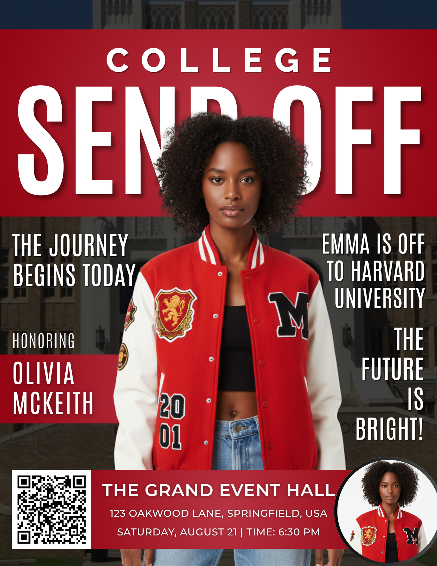College Send Off Flyer