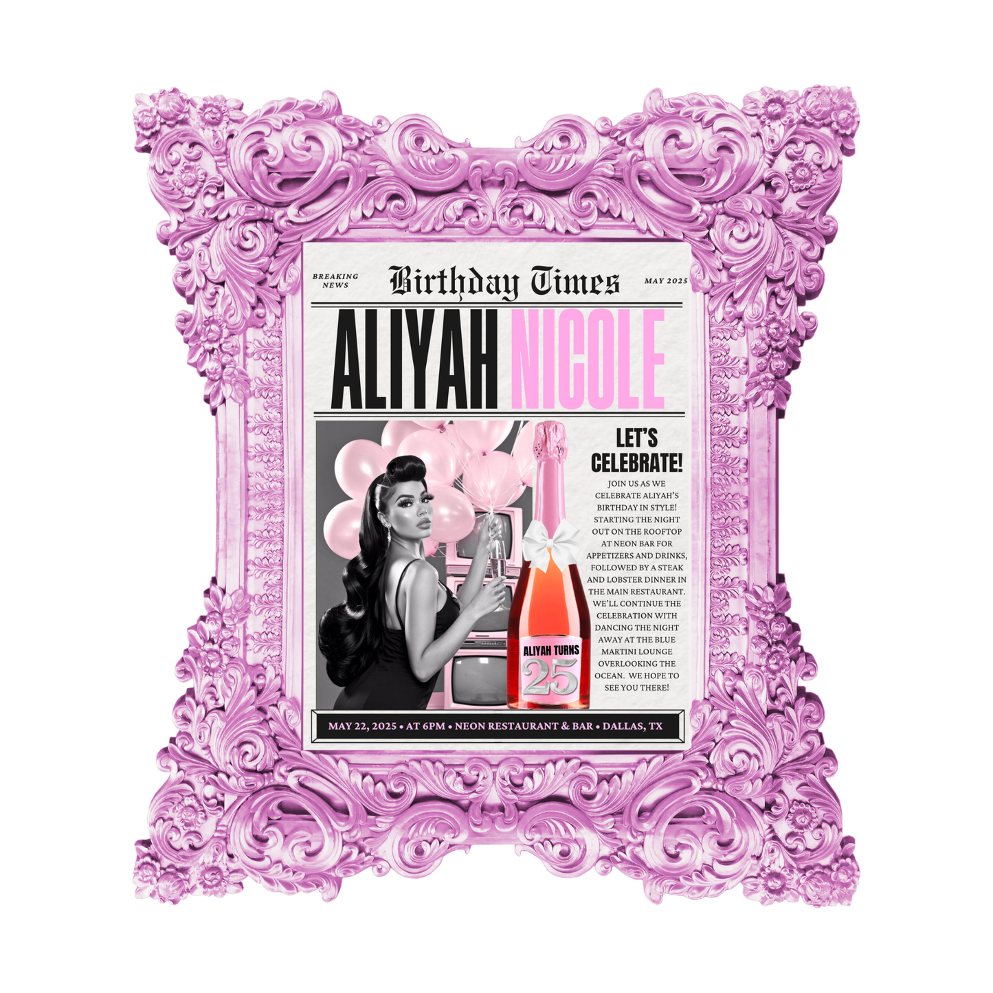 Pretty Girl Newspaper