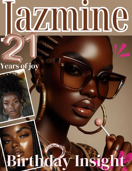 Birthday Magazine Design