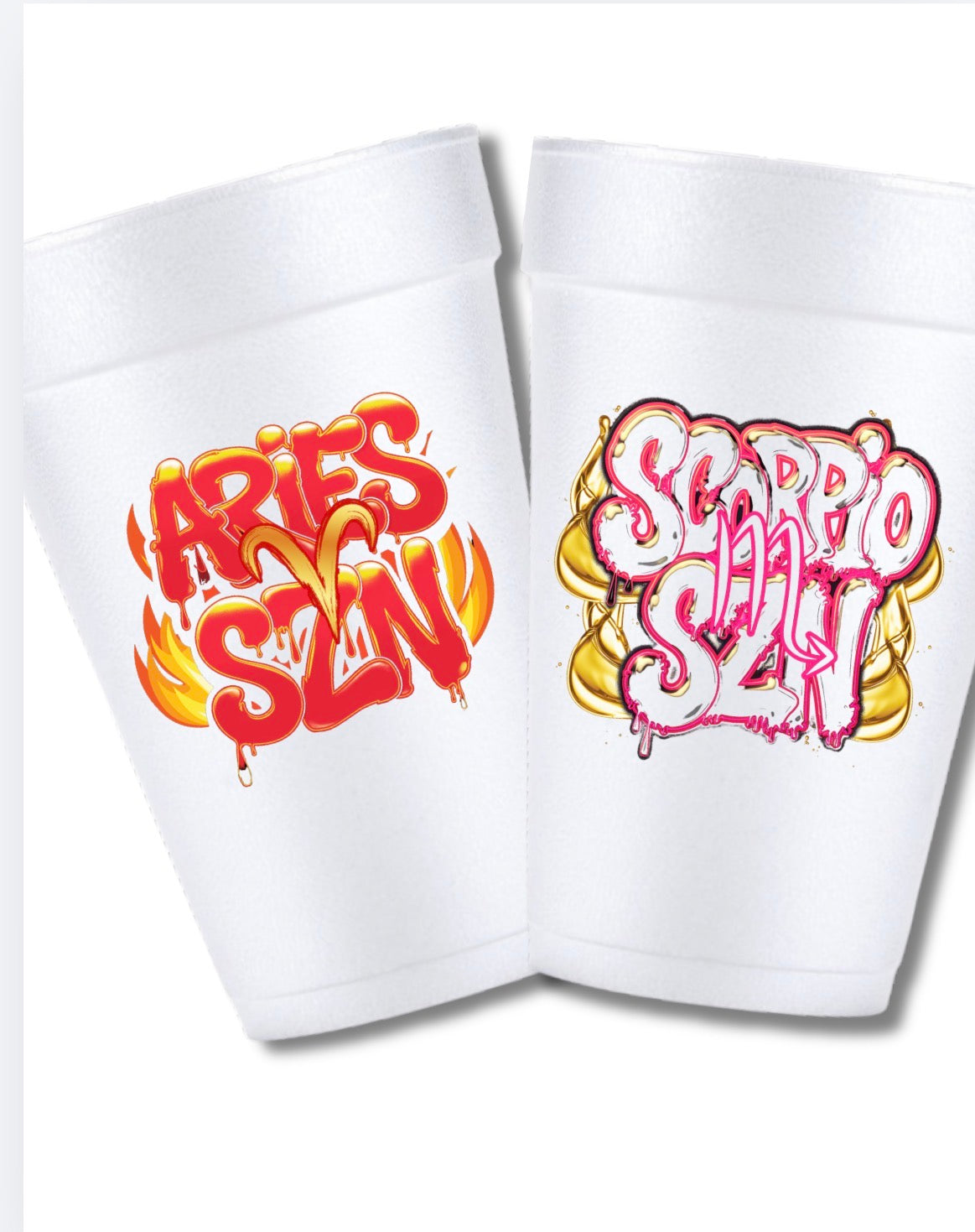 Zodiac Sign Cups