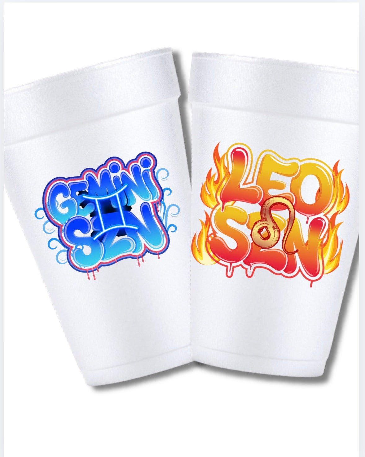 Zodiac Sign Cups