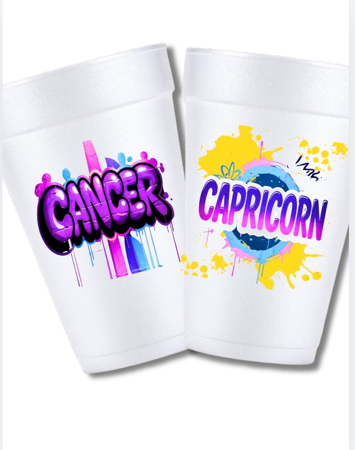 Zodiac Sign Cups
