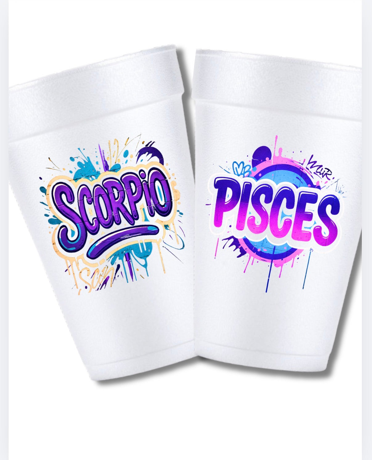 Zodiac Sign Cups