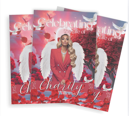 4 Page Obituary Program