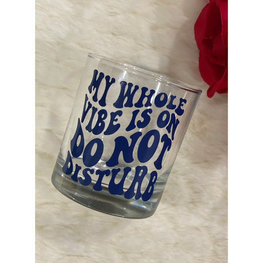 Do not disturb glass