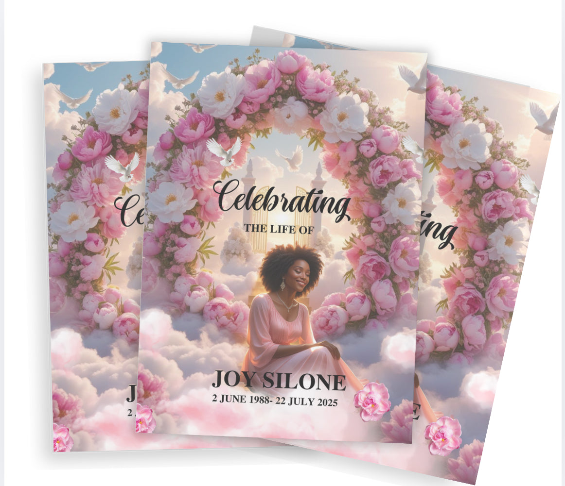 10 Page Obituary Program