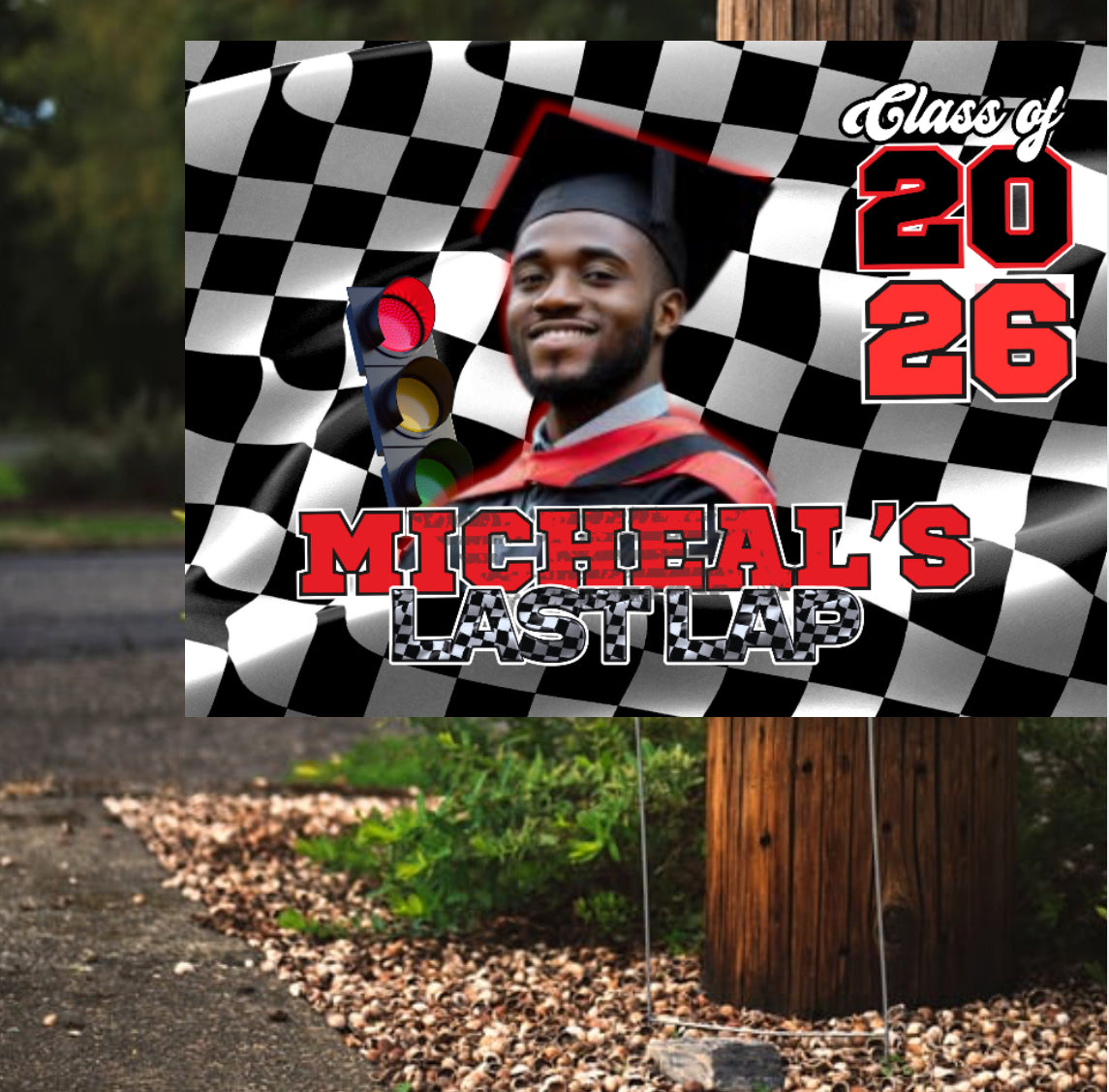 Graduate Yard sign