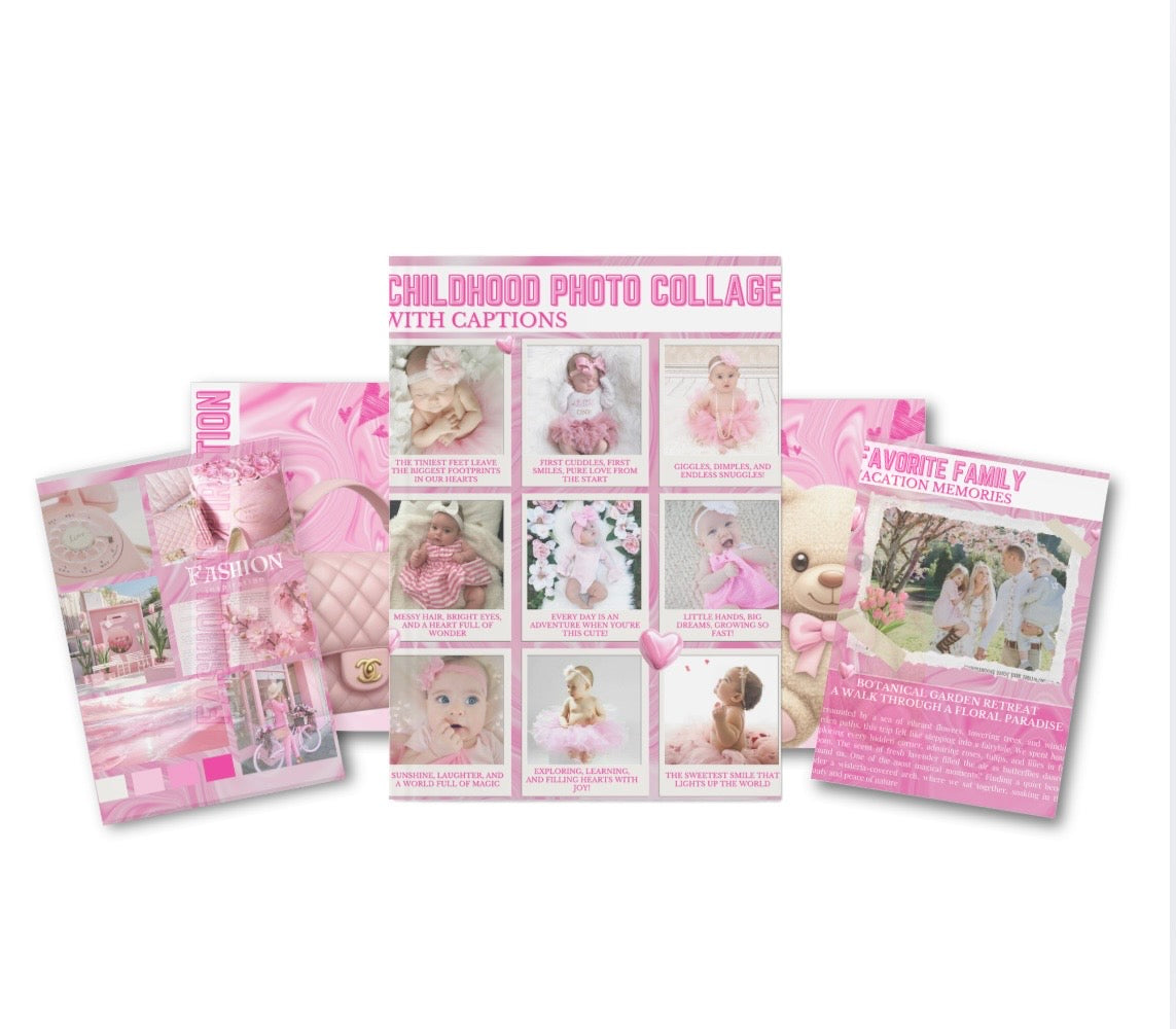 Birthday Magazine Design