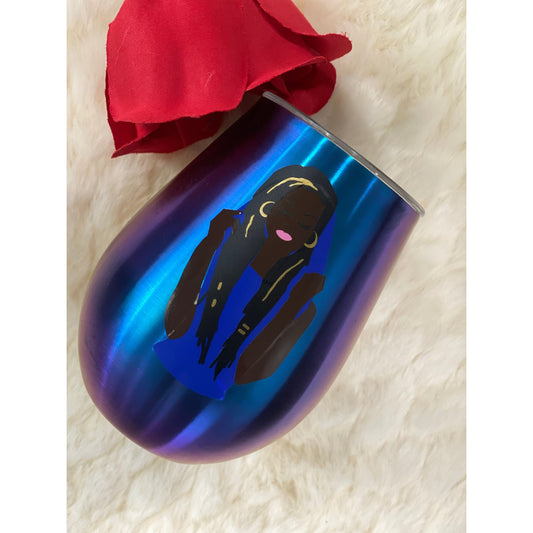 small rainbow tumbler