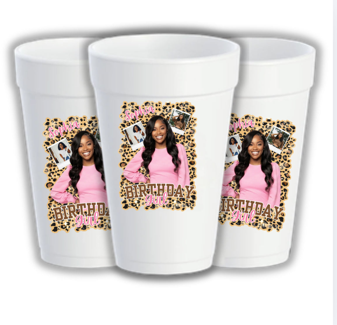 Pretty Girl Party Cups