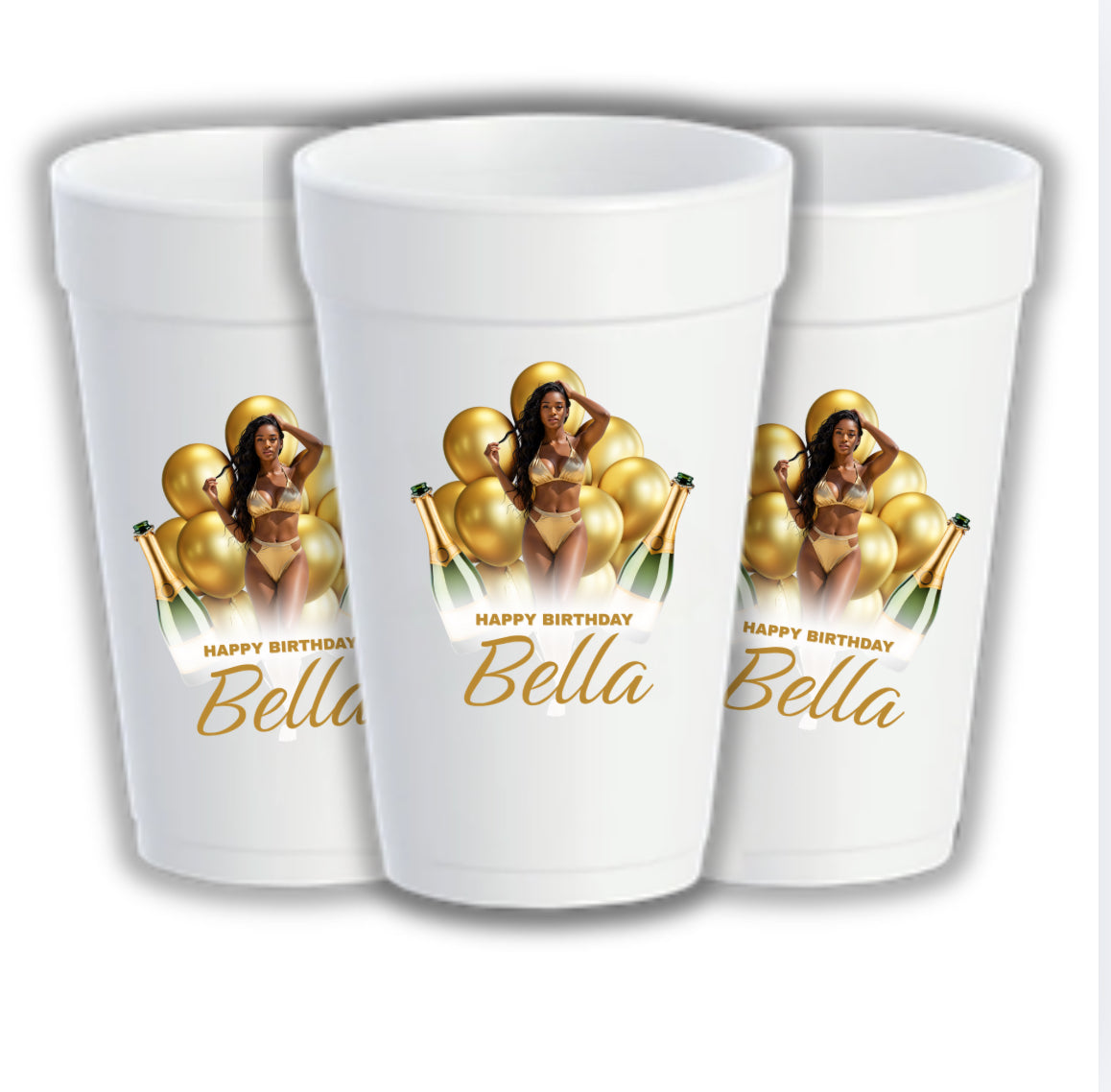Pretty Girl Party Cups