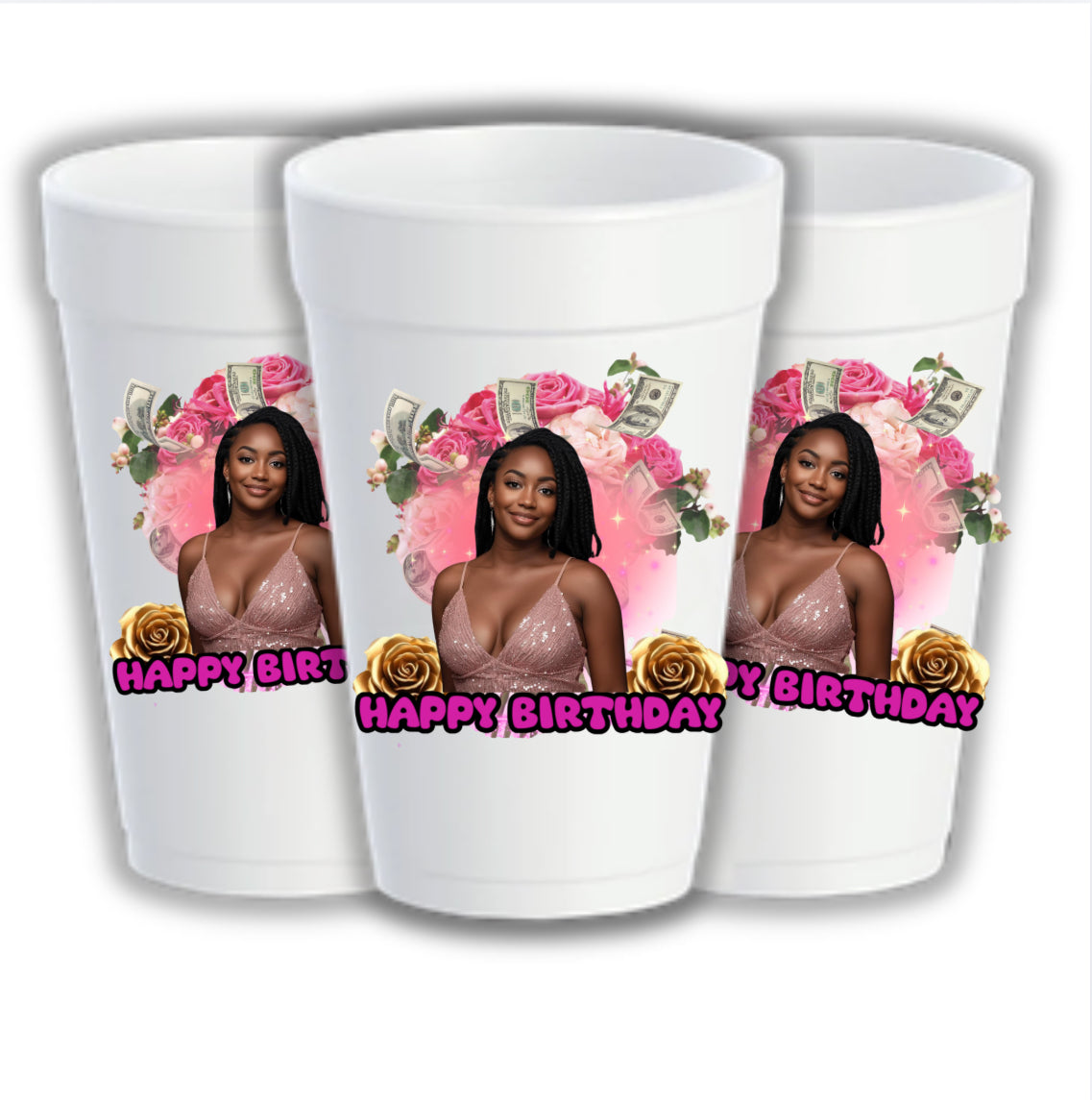 Pretty Girl Party Cups