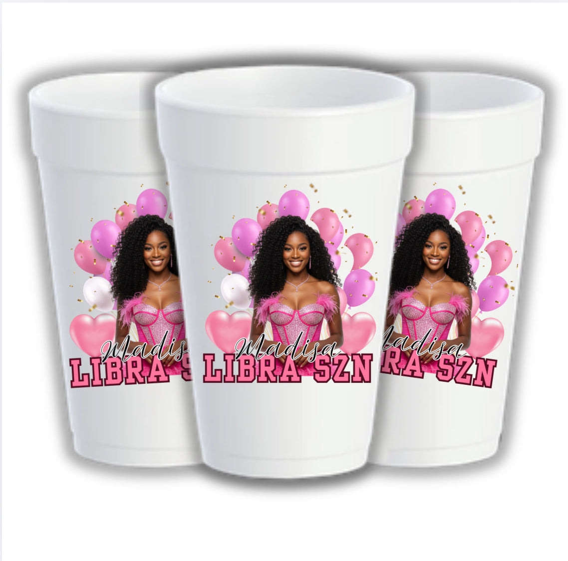 Pretty Girl Party Cups