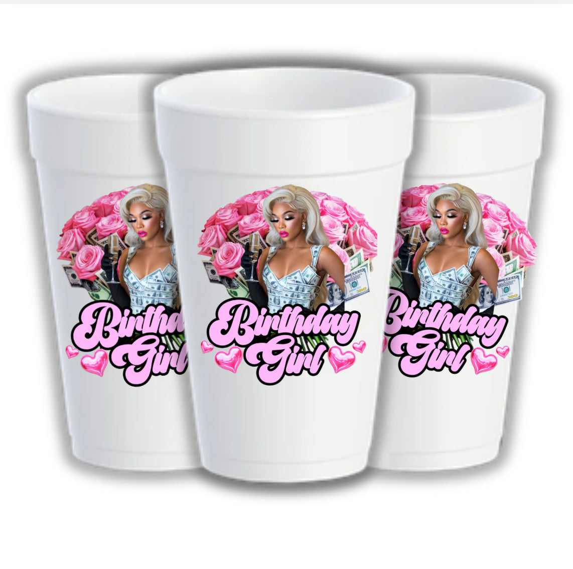 Pretty Girl Party Cups