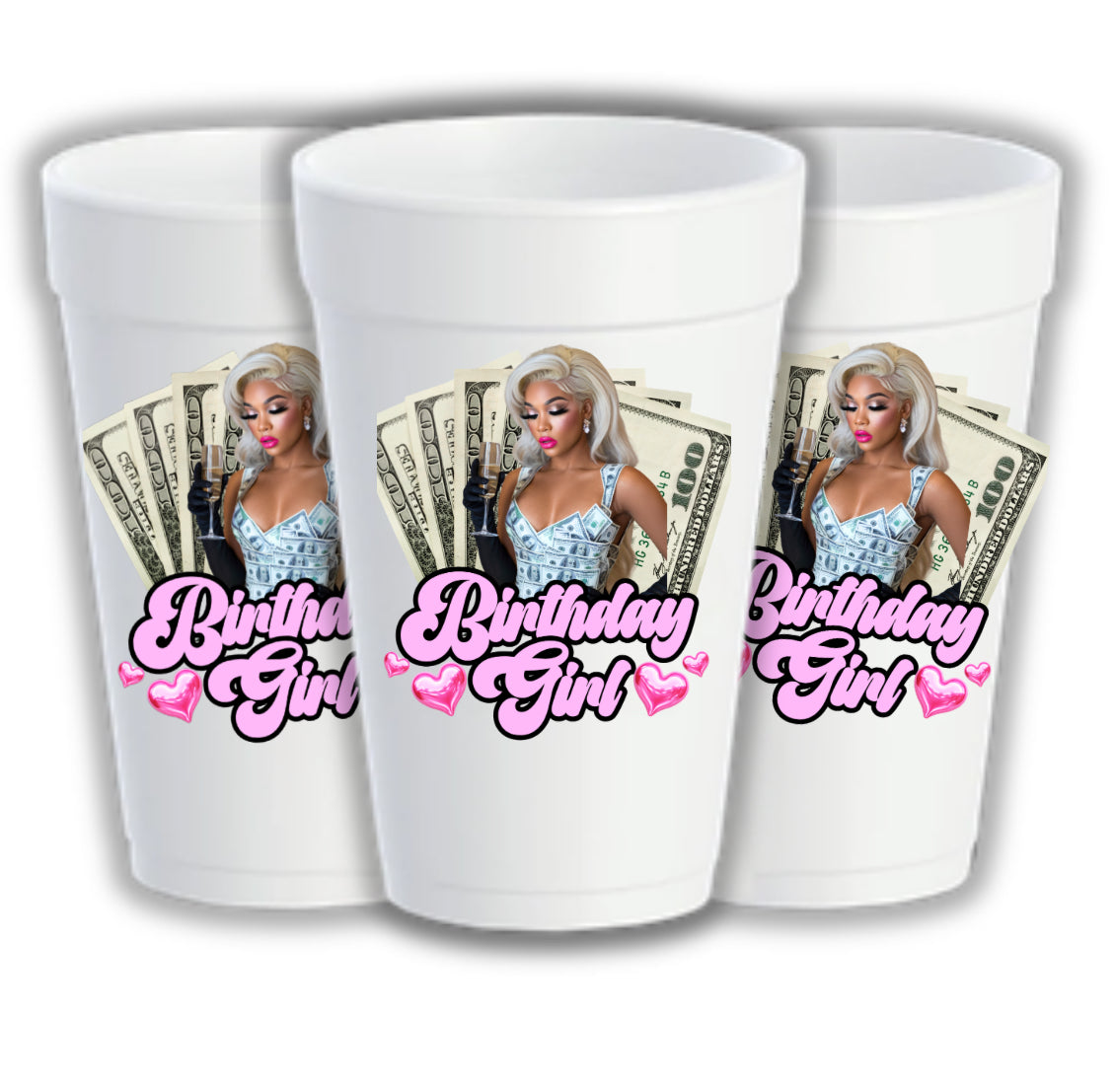 Pretty Girl Party Cups