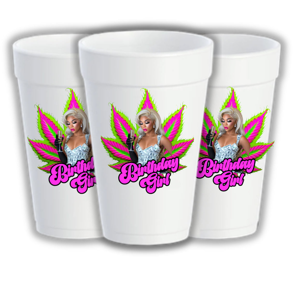 Pretty Girl Party Cups