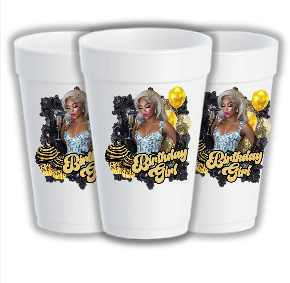 Pretty Girl Party Cups