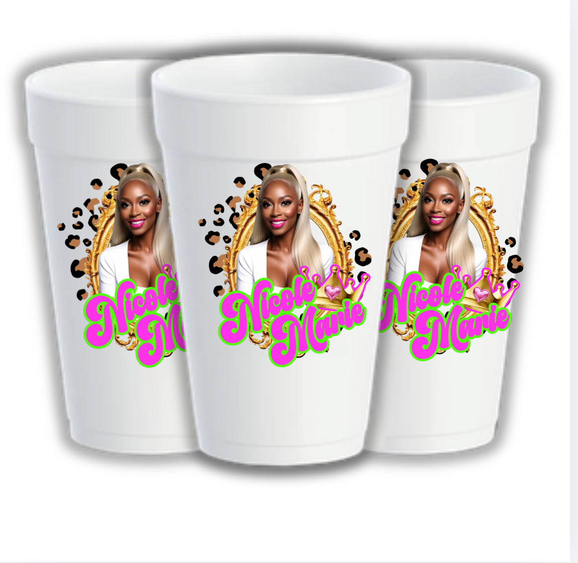Pretty Girl Party Cups