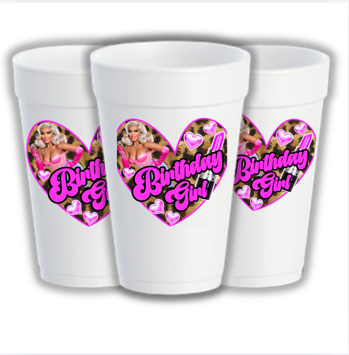 Pretty Girl Party Cups