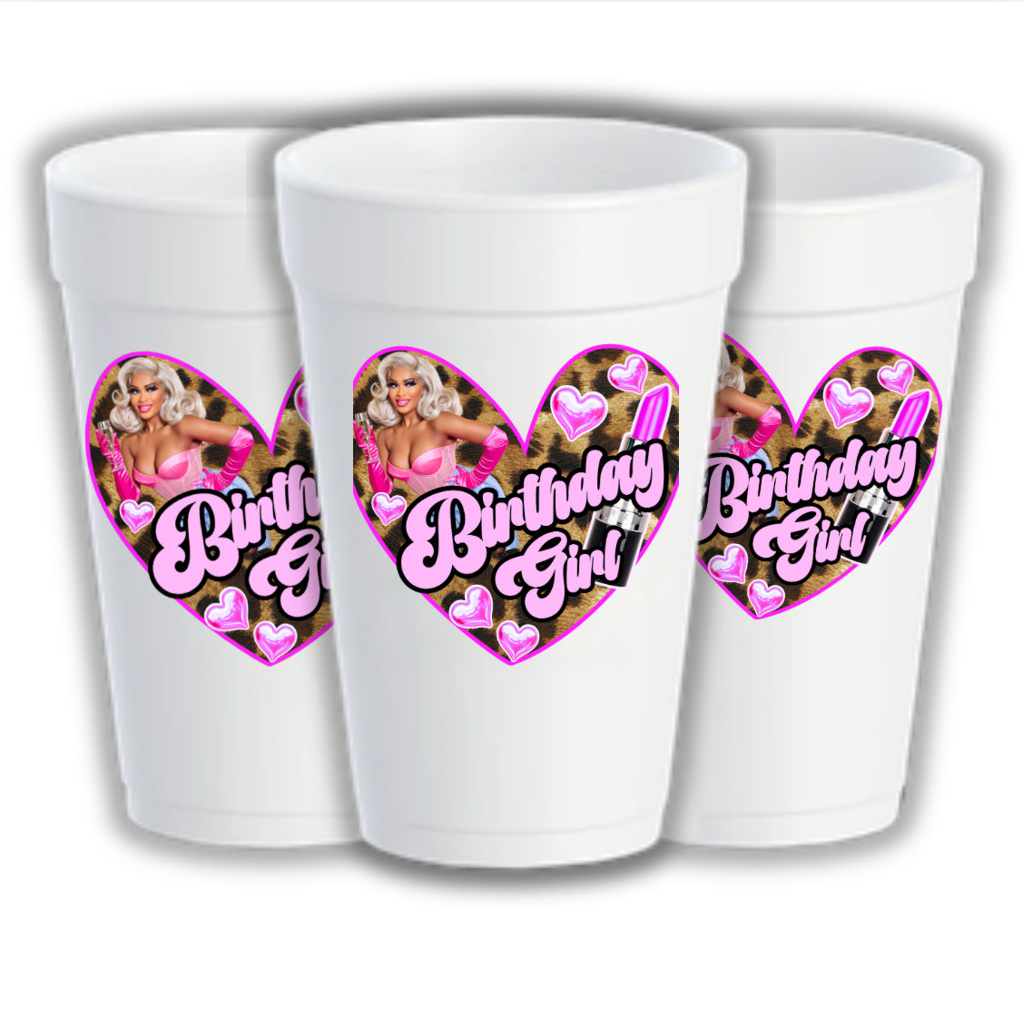 Pretty Girl Party Cups