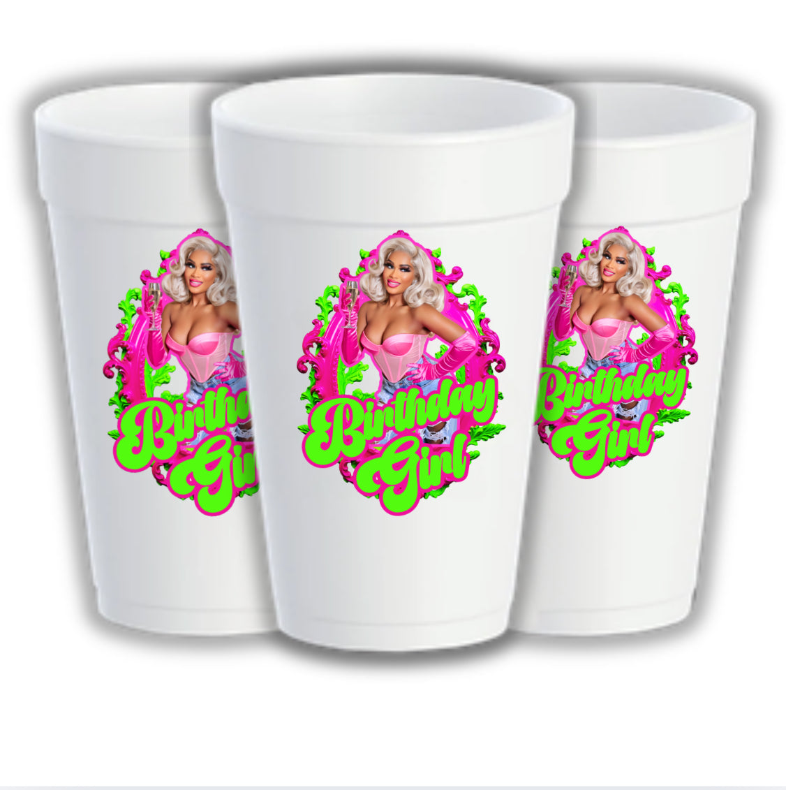 Pretty Girl Party Cups