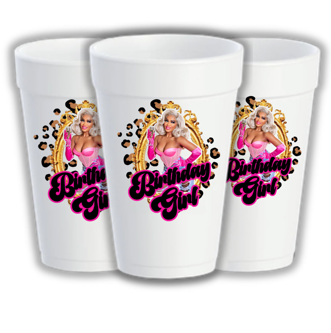 Pretty Girl Party Cups