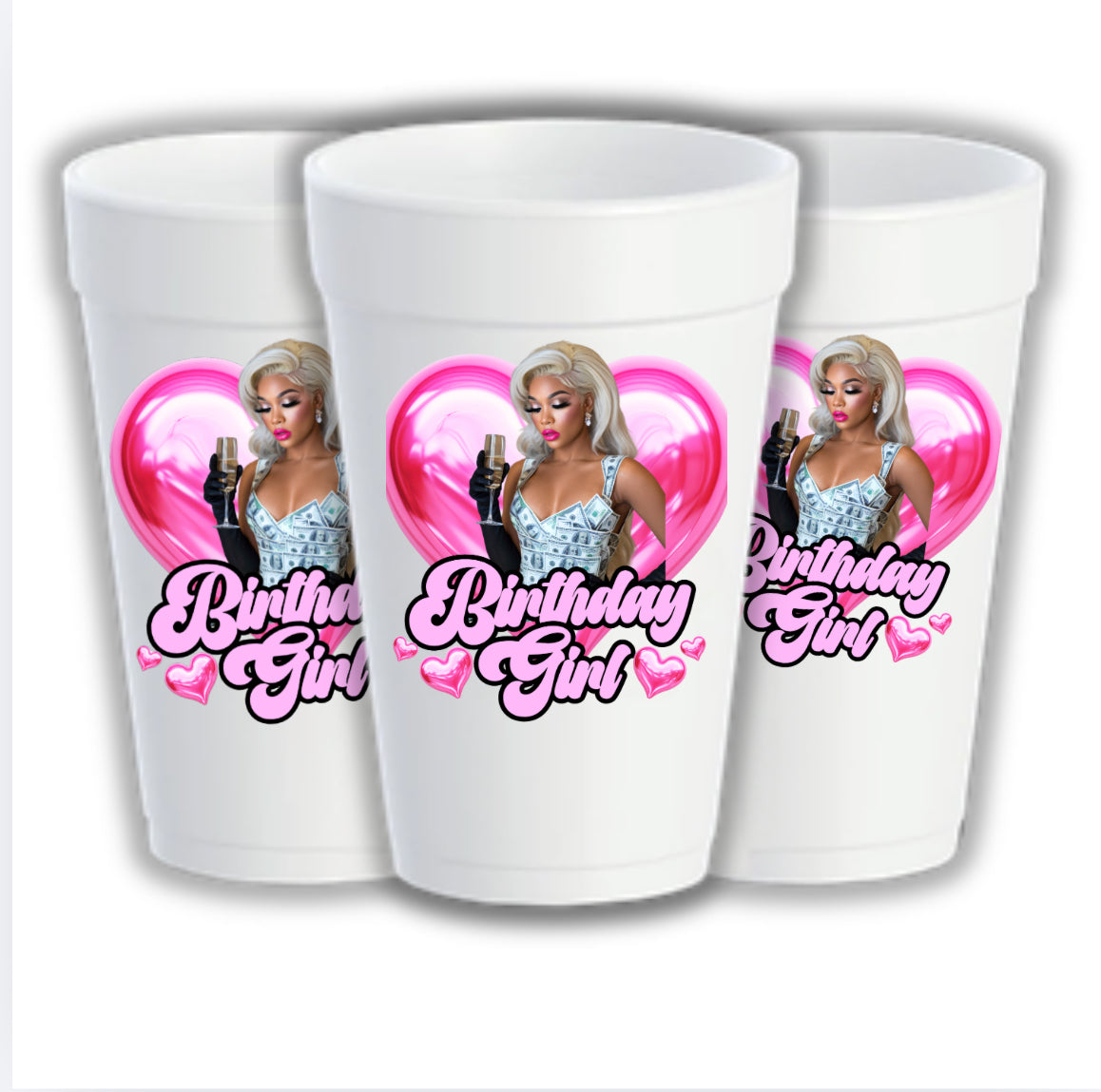 Pretty Girl Party Cups
