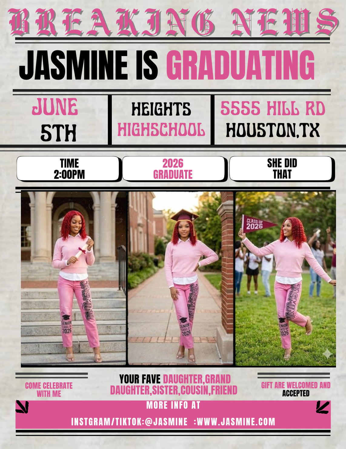 Graduation Newspaper