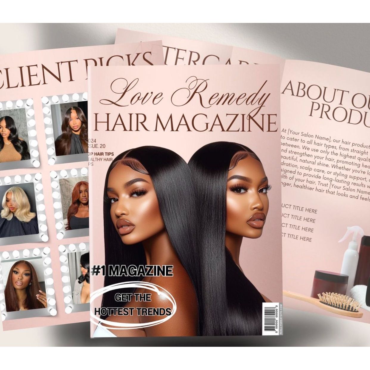 Hair Magazine Design