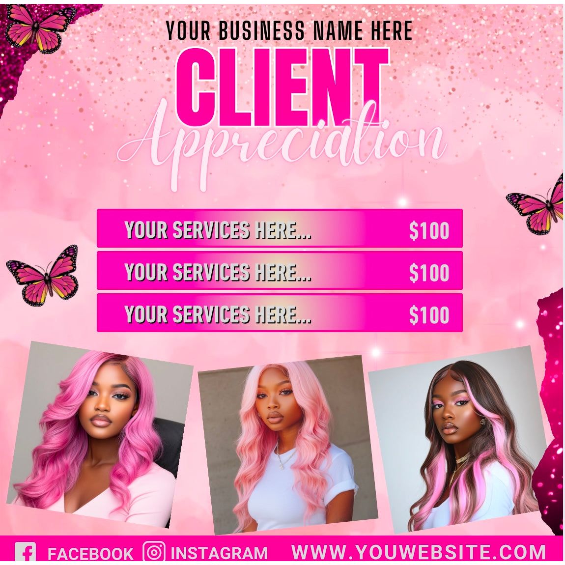 Client Appreciation Sale Flyer – All Things Pretty Online