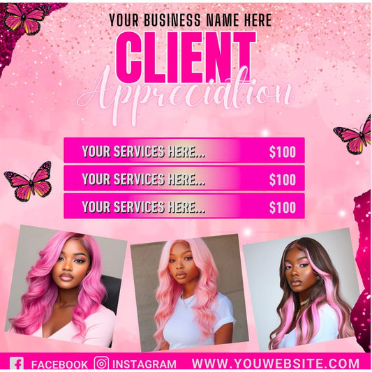 Client Appreciation Sale Flyer
