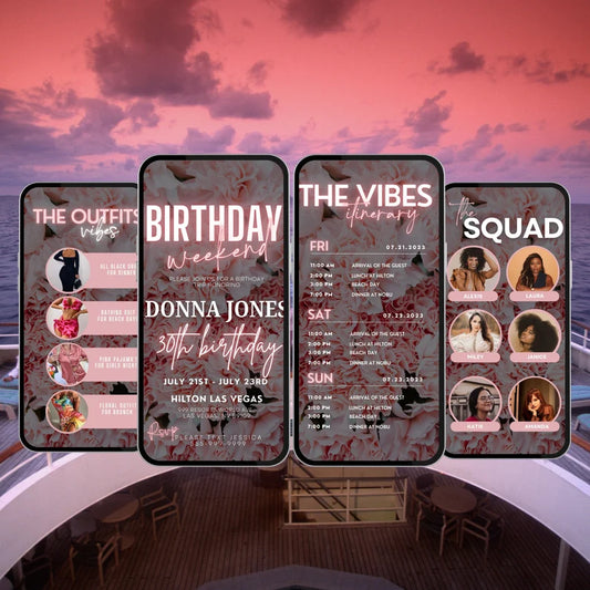 Digital Birthday Invitation