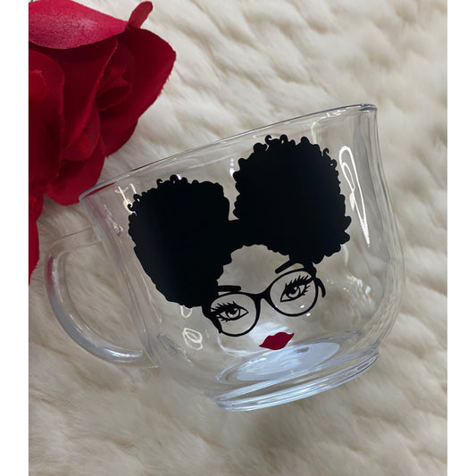 Afro Puff Café Mug