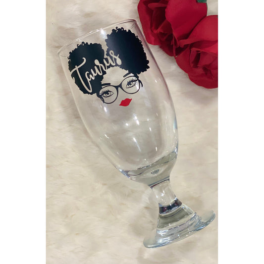 Large Pilsner Zodiac Glasses
