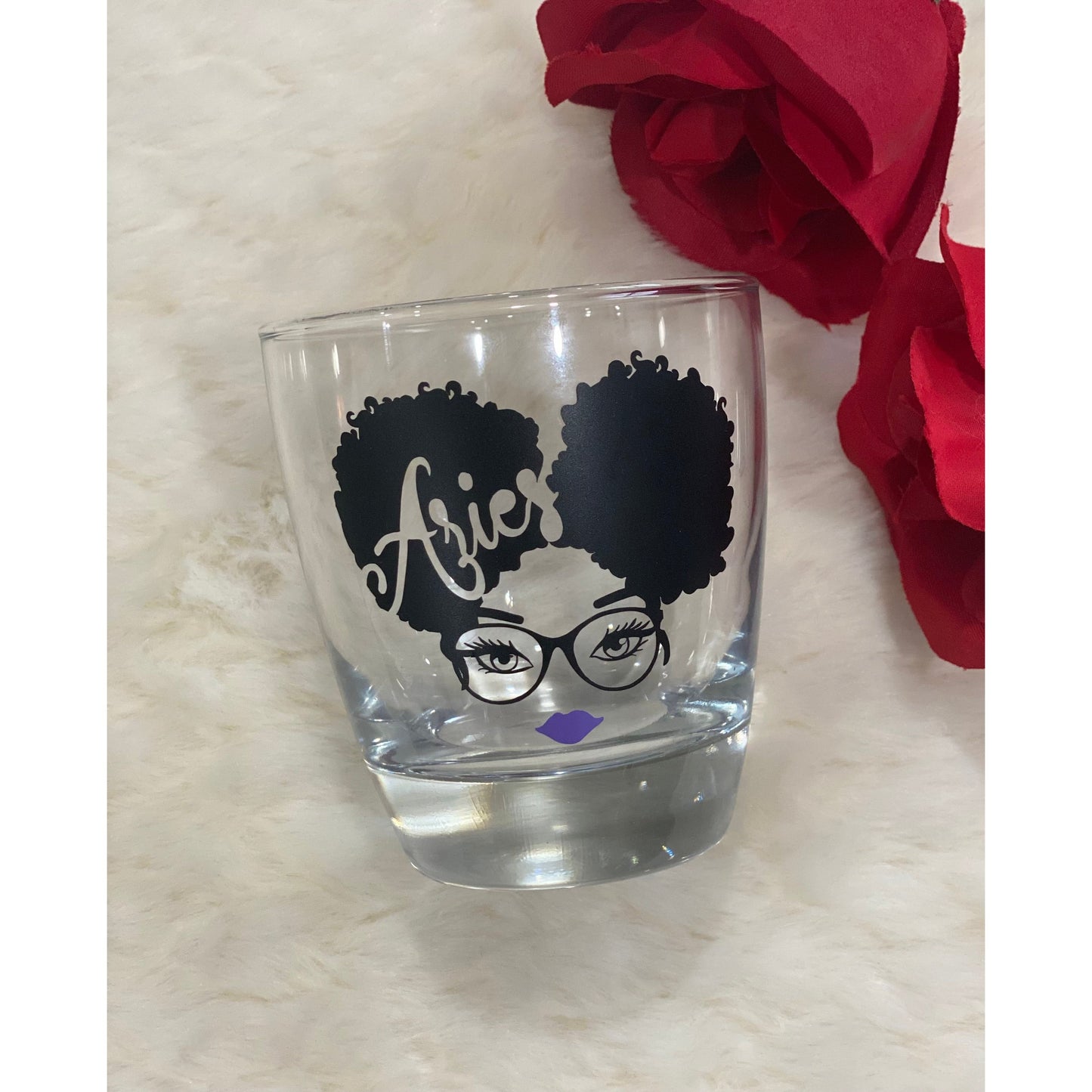 Zodiac wine glass