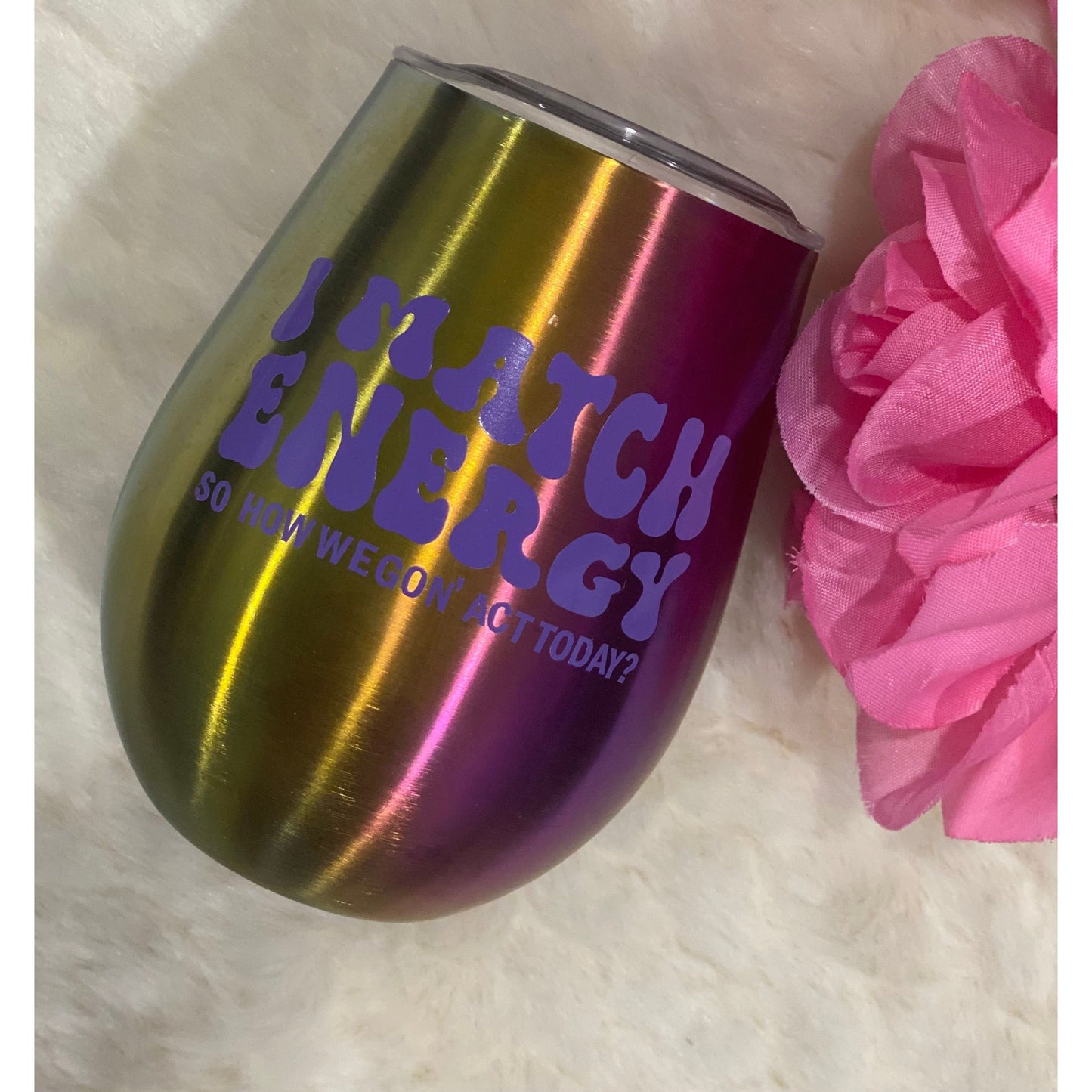 I Match Energy small tumbler