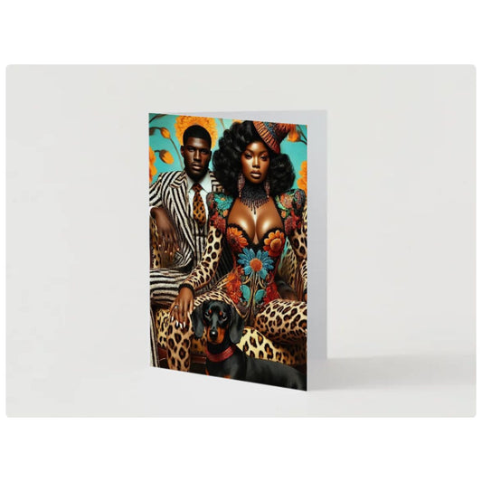 Afrocentric Anniversary Card