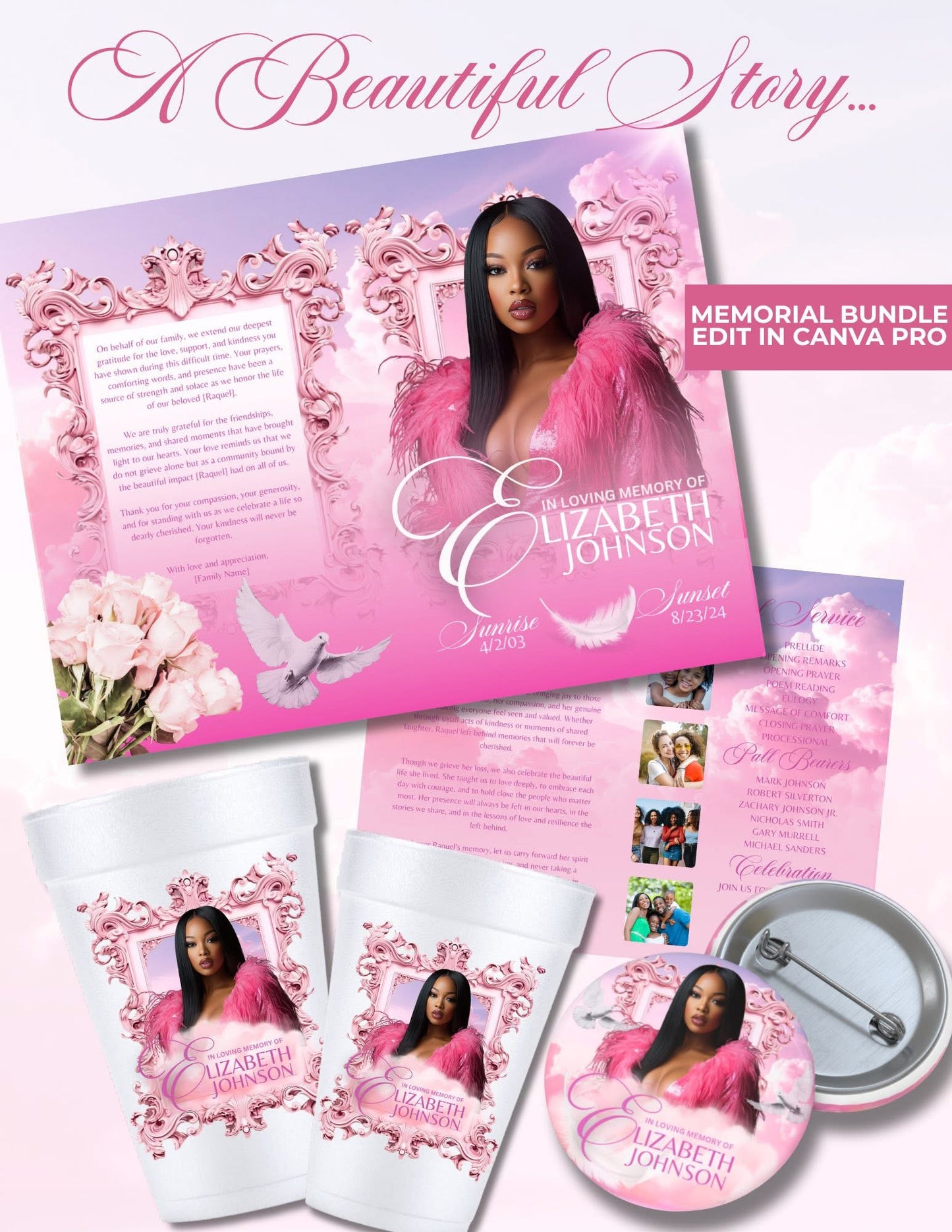 Pink Memorial Bundle
