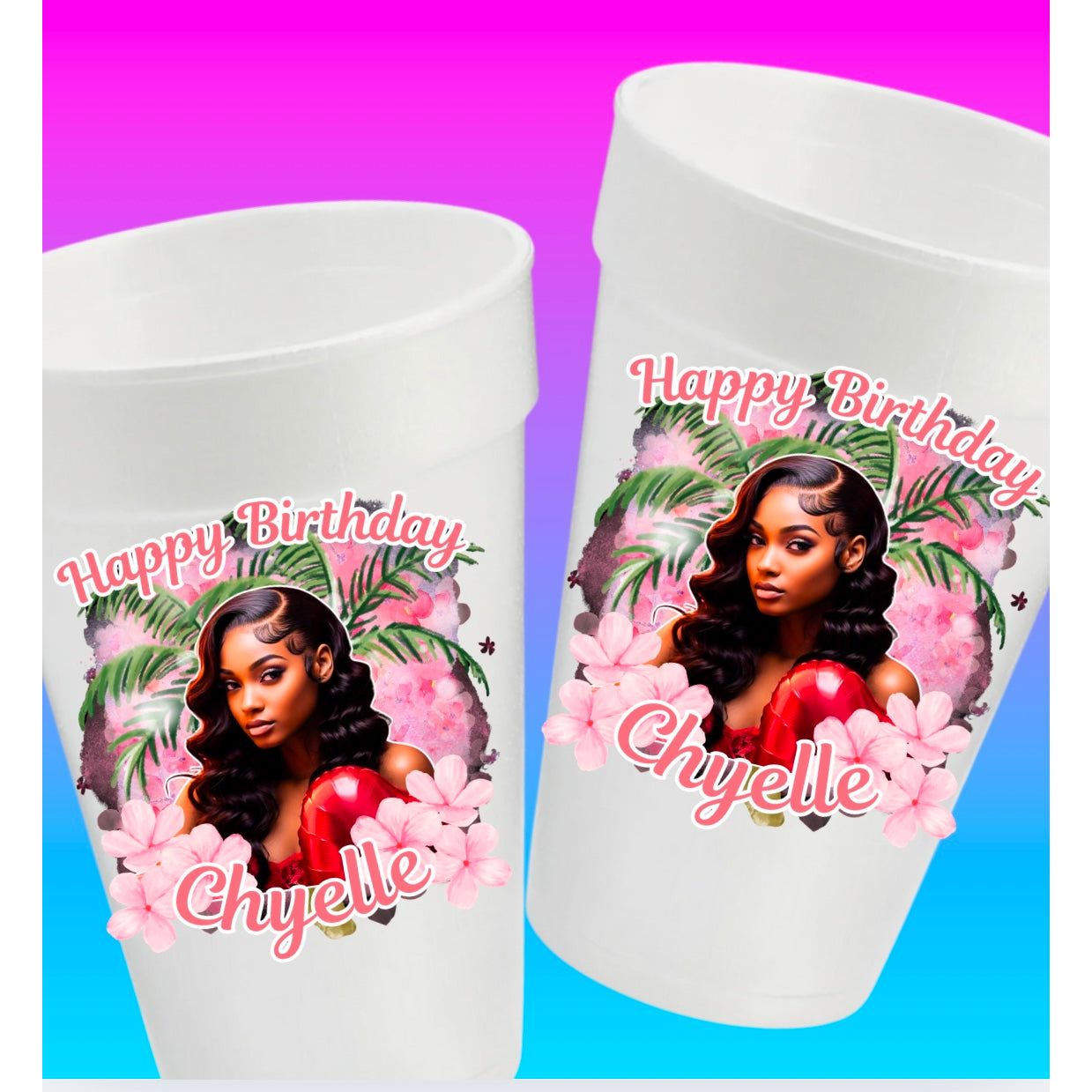 Pretty Girl Party Cups