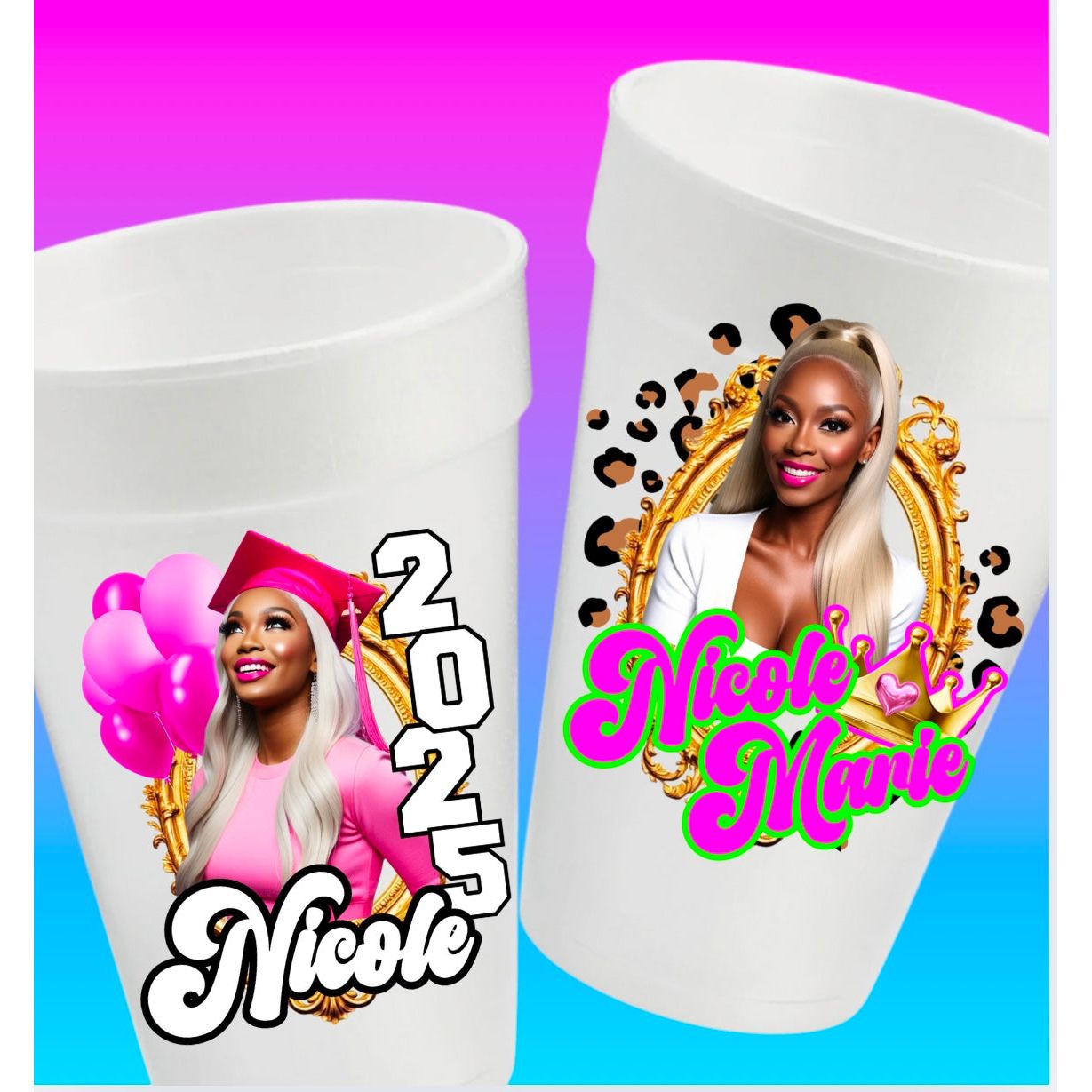 Pretty Girl Party Cups