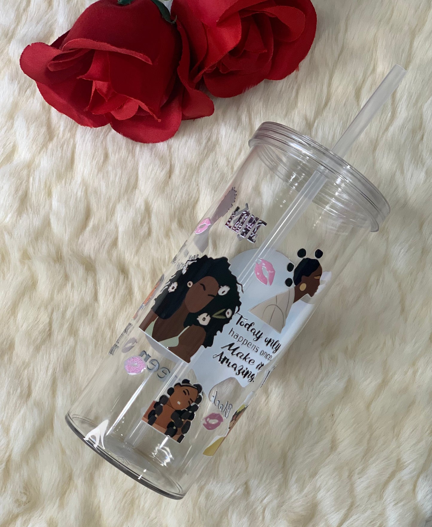 Afro Queen Tumbler 5