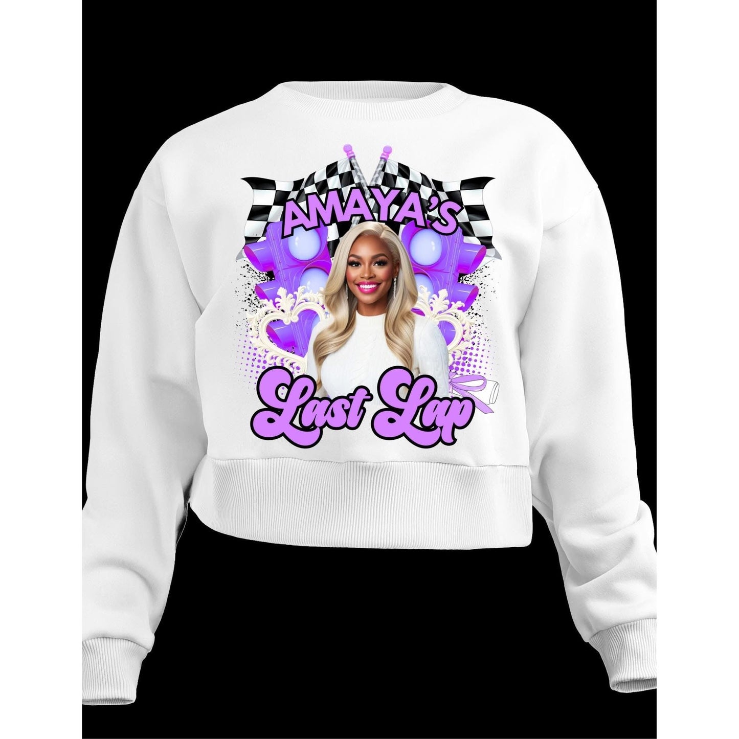 Ladies Last Lap Grad Shirt Design